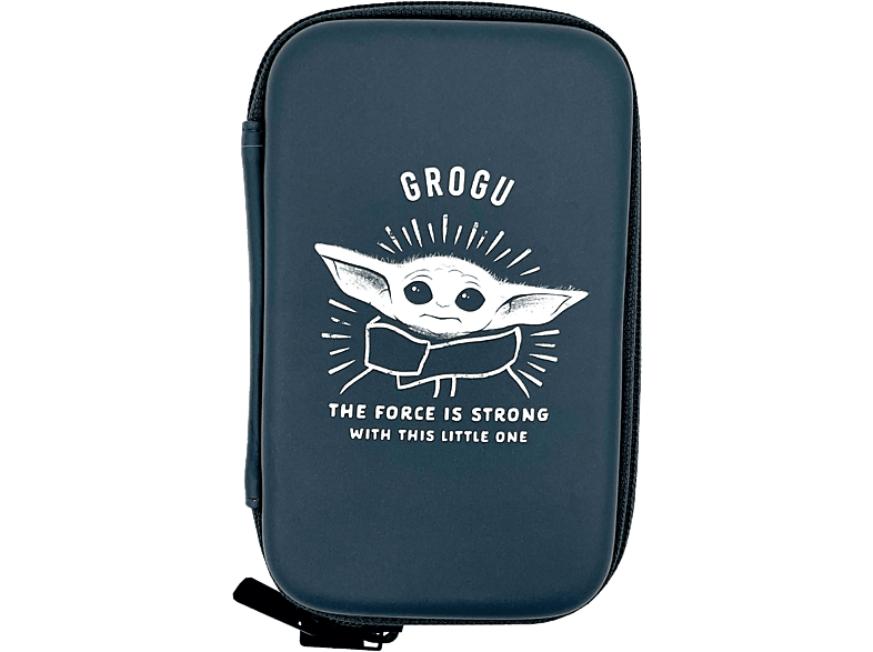 Funda disco duro - Disney Baby Yoda Grogu, Para externo, Azul