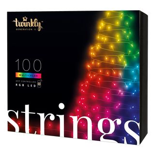 TWINKLY Strings 100 RGB LED 4.3mm - Lichterkette  (Schwarz)