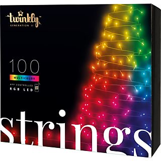 TWINKLY Strings 100 RGB LED 4,3mm - Catena di luci  (Nero)