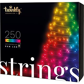 TWINKLY Strings 250 RGB+W LED 5mm - Lichterkette  (Transparent)