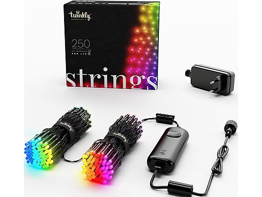 TWINKLY Strings 250 RGB+W LED 5mm - Catena di luci  (Trasparente)