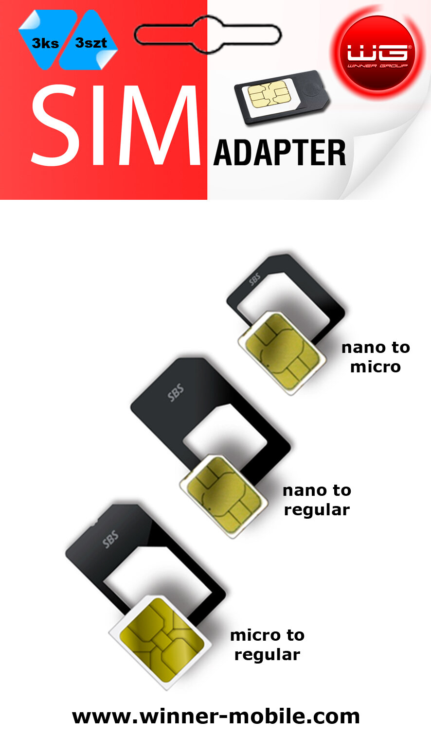 Adapter do karty SIM TWINS SIM Adapter