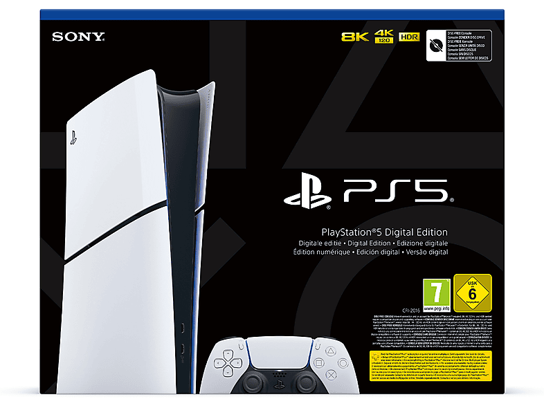 CONSOLE SONY PS5 - PLAYSTATION 5 VERSIONE CON LETTORE OTTICO + PS PLUS 12  MESI NUOVA GARANZIA