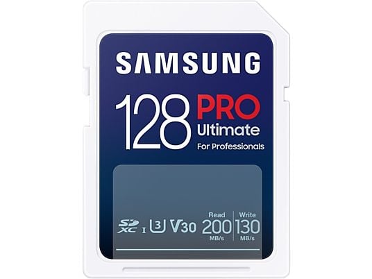 SAMSUNG SDXC Geheugenkaart Pro Ultimate 128 GB met adapter (MB-SY128SB/WW)
