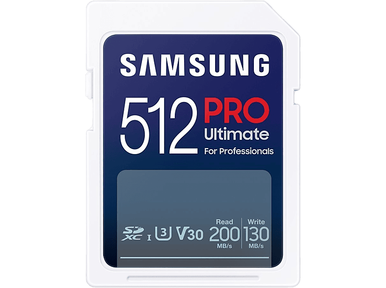 Samsung Sdxc Geheugenkaart Pro Ultimate 512 Gb Met Adaptater (mb-sy512sb/ww)