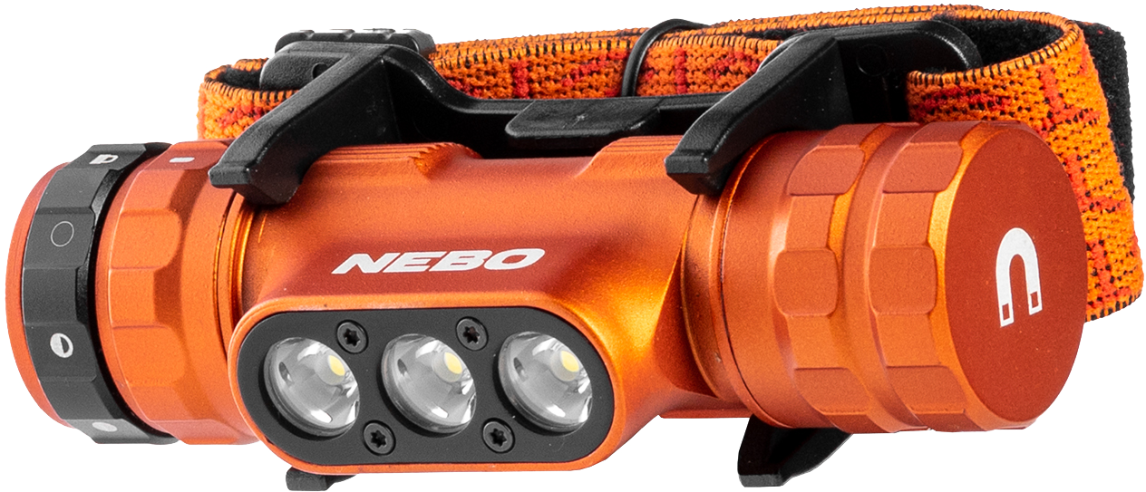 NEBO Master Series HL1000 tölthető fejlámpa, (NEB-HLP-1006-G), narancssárga