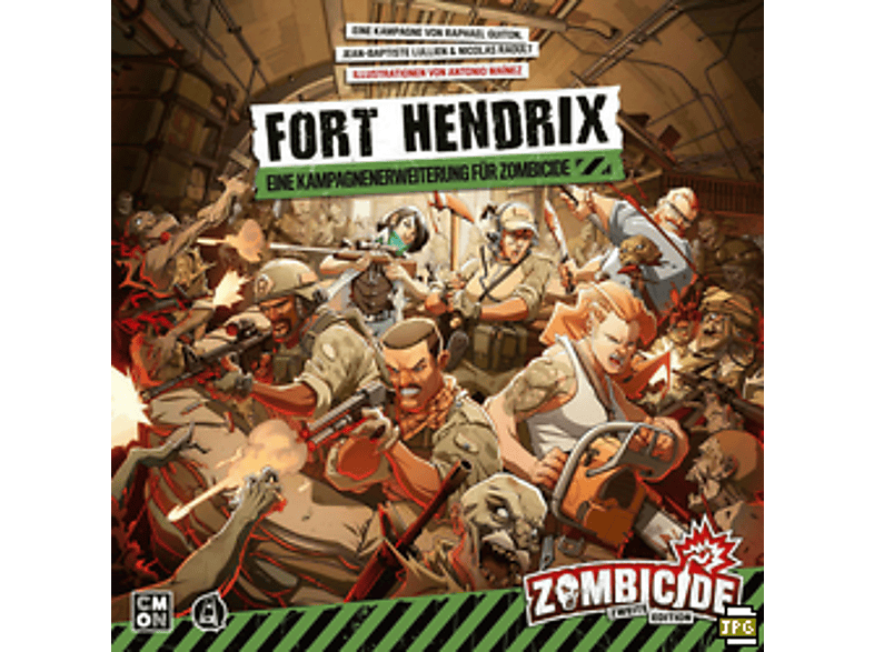 Zombicide CMON Gesellschaftsspiel - Hendrix Fort Mehrfarbig 2.Ed.