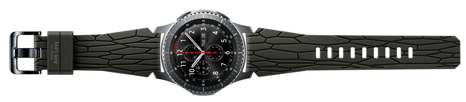 Pasek do smartwatcha SAMSUNG Arik Levy do Gear S3 Brązowy ET-YSI76MDEGWW