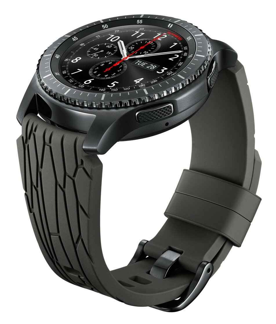 Pasek do smartwatcha SAMSUNG Arik Levy do Gear S3 Brązowy ET-YSI76MDEGWW