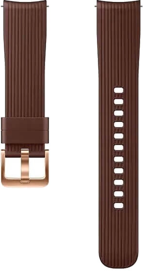 Pasek SAMSUNG Silikone Band 20 mm do Galaxy Watch (42mm) Brązowy ET-YSU81MAEGWW