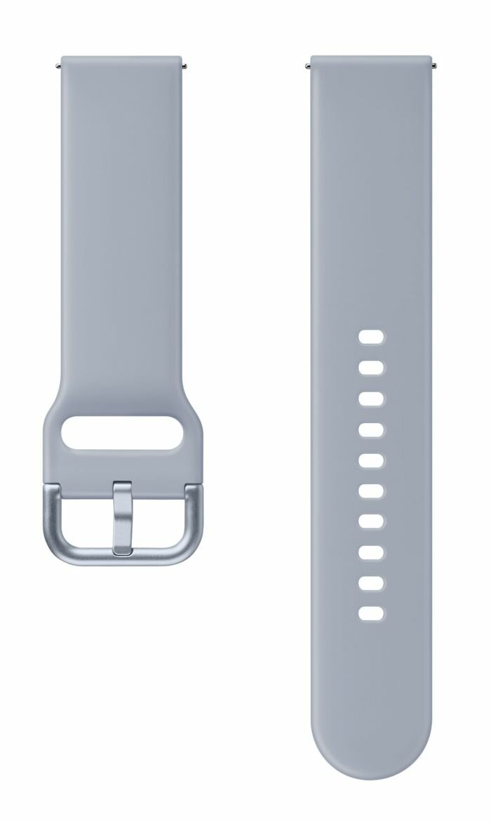 Pasek do smartwatcha SAMSUNG Sport dla Galaxy Watch Active/Active2 20mm Srebrny ET-SFR82MSEGWW