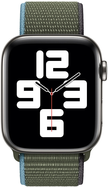 Opaska sportowa APPLE w kolorze górskiej zieleni do koperty 40 mm MYA12ZM/A