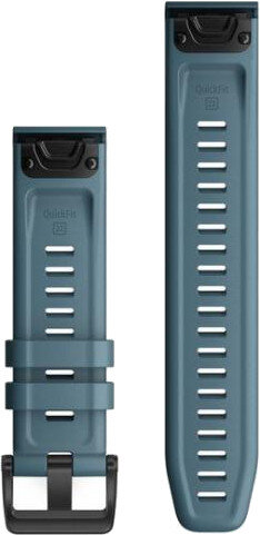 Silikonowy pasek GARMIN QuickFit do zegarka Fenix 6 22 mm Stalowoniebieski 010-12863-03