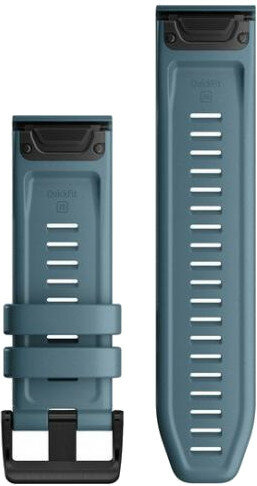 Silikonowy pasek GARMIN QuickFit do zegarka Fenix 6X 26 mm Stalowoniebieski 010-12864-03