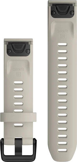 Silikonowy pasek GARMIN QuickFit do zegarka Fenix 6S 20 mm/Mały/Średni Jasny piaskowy 010-12869-00