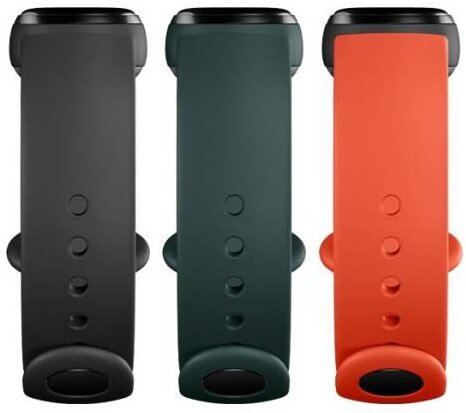 Opaska XIAOMI do Mi Smart Band 5/6 Strap 3-pack (Black/Orange/Teal)