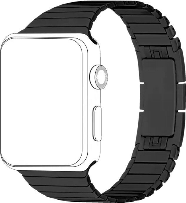 Bransoleta TOPP do smartwatcha Apple Watch 42/44 mm Czarny metal 40-37-1847