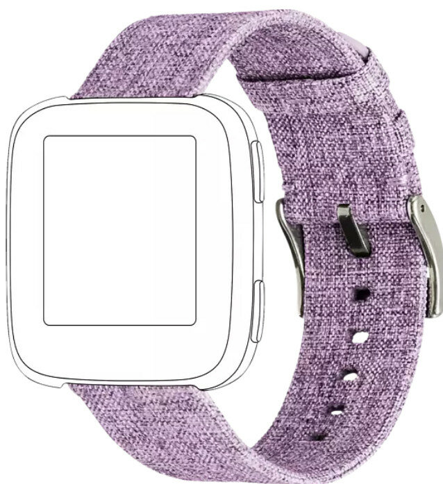 Pasek TOPP do smartwatcha Fitbit Versa/Versa 2 Purpurowy 40-37-1890