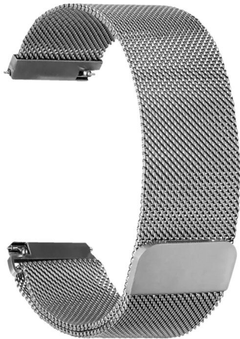 Bransoleta do smartwatcha TOPP Mesh dla smartwatcha Fitbit Versa/Versa 2 Srebrny 40-37-1887