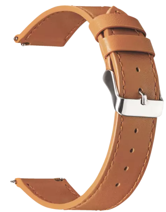 Pasek TOPP do smartwatcha Gear S3/Galaxy Watch 46mm/Watch GT Karmelowy skóra 40-37-1916