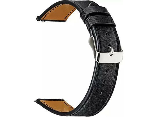 Pasek TOPP do smartwatcha Gear Sport/Galaxy Watch 42 mm/Samsung Galaxy Active/vivomove/vivoactive3 Czarny skóra 40-37-7603