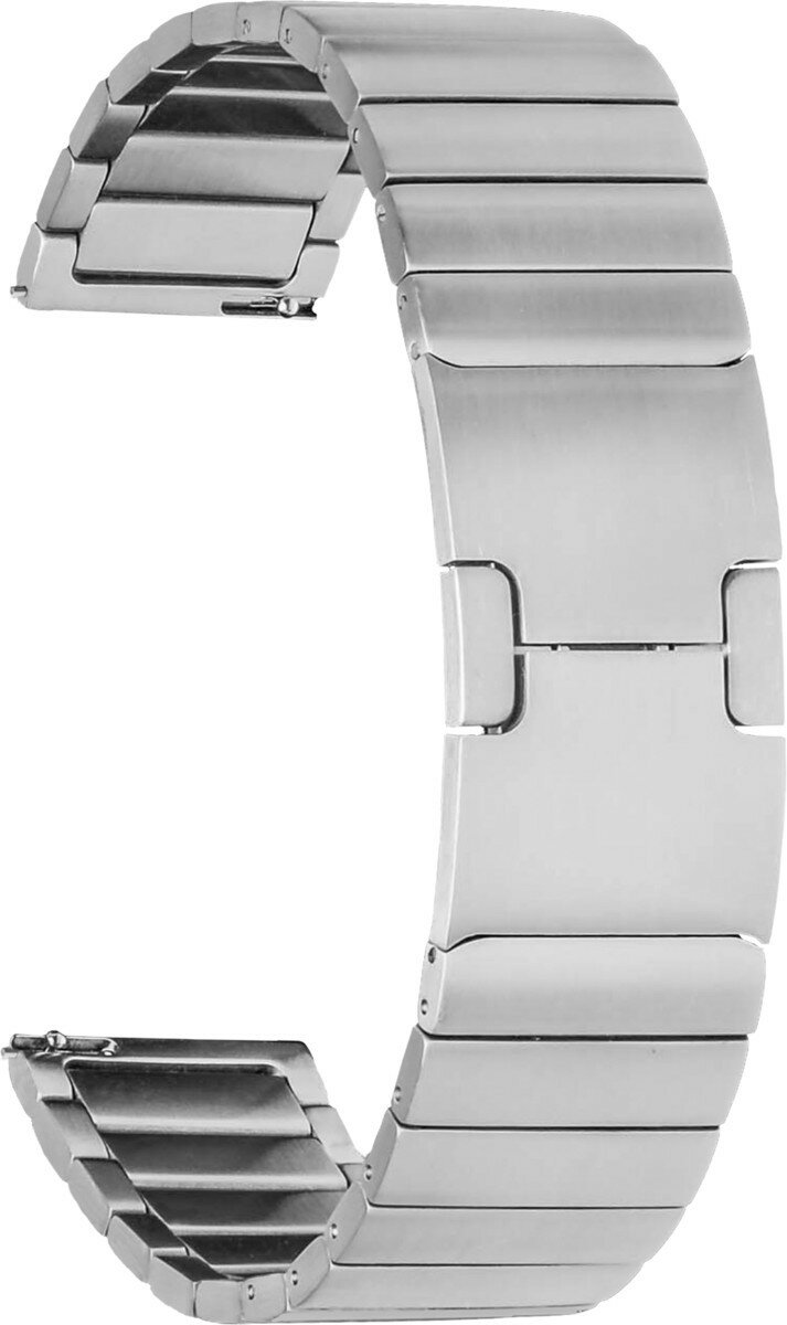 Bransoleta TOPP do Samsung Gear S3/Samsung Galaxy Watch 46 mm/Huawei Watch GT stalowa 22 mm Srebrny 40-40-4330