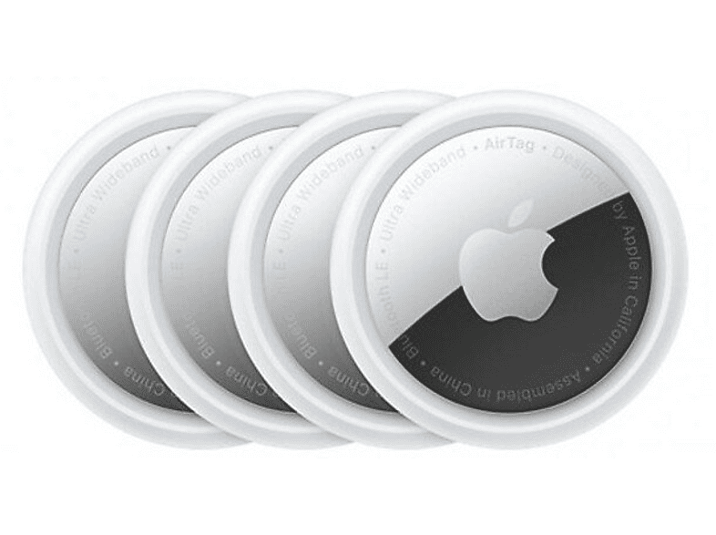 Lokalizator APPLE AirTag (4 Pack) Srebrny MX542ZY/A | MediaMarkt