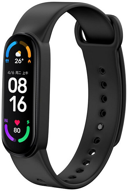 Opaska YUNMI do Xiaomi Mi Band 6/Mi Band 5 Czarny