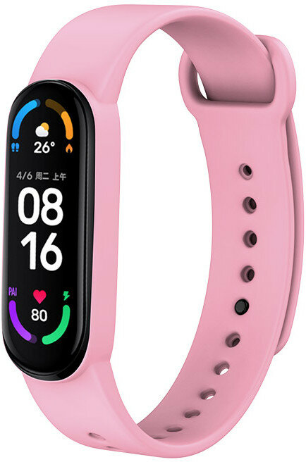 Opaska YUNMI do Xiaomi Mi Band 6/Mi Band 5 Różowy
