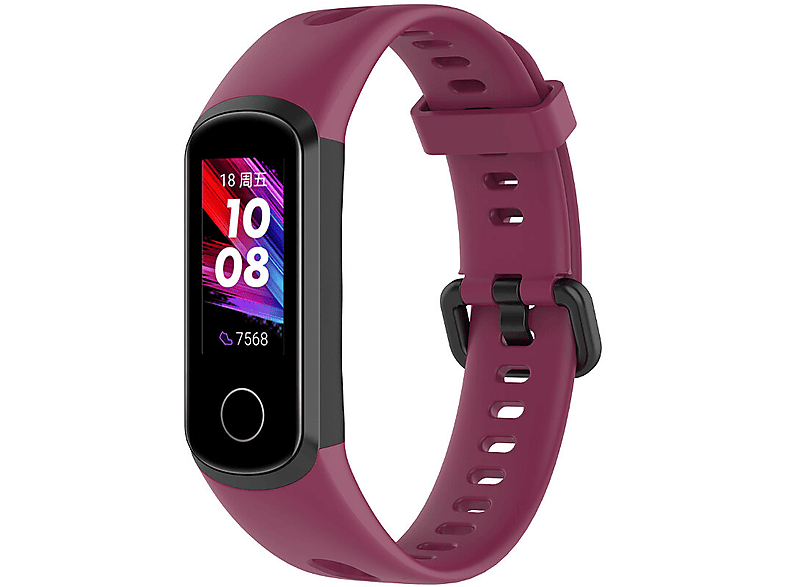 Opaska YUNMI do Huawei Band 4 Czerwone wino (Red wine)