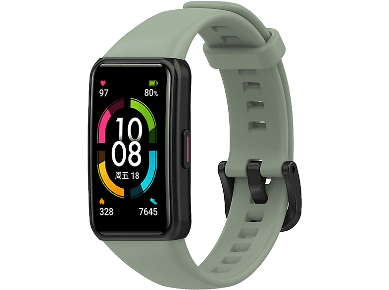 Opaska YUNMI do Huawei Band 6 Jasnozielony