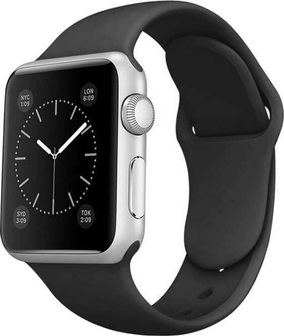 Pasek INOLY do Apple Watch 38/40/41mm Czarny SP562