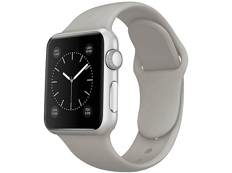 Pasek INOLY do Apple Watch 42/44/45mm Ciemnoszary SP669