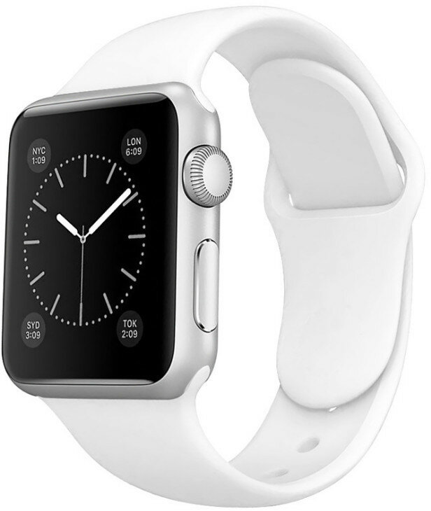 Pasek INOLY do Apple Watch 42/44/45mm Biały SP671