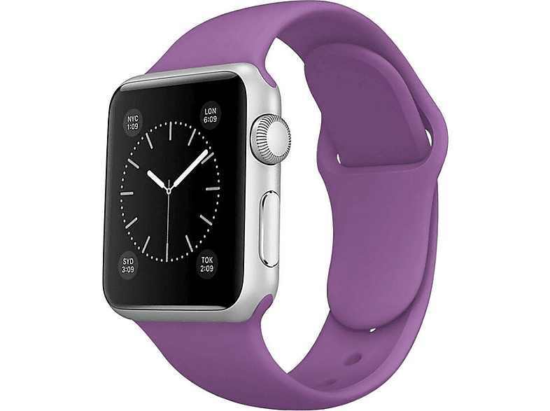 Pasek INOLY do Apple Watch 42/44/45mm Fioletowy SP687