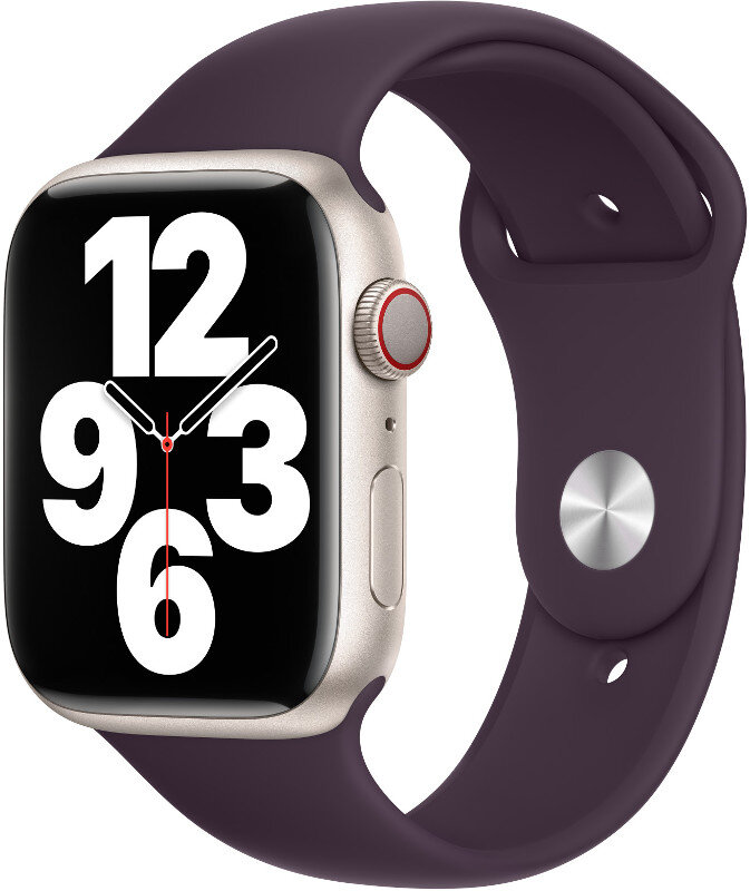 Pasek sportowy APPLE do Watch 45mm Jagodowy (Elderberry) MP7Q3ZM/A
