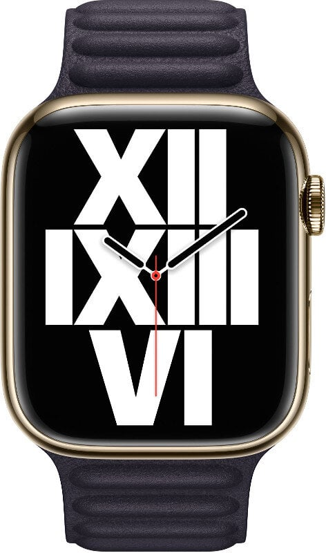 Pasek APPLE Leather Link do Watch 41mm M/L Atramentowy (Ink) MP843ZM/A