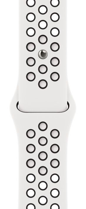 Pasek sportowy APPLE Nike do Watch 41mm w kolorze Summit White/czarnym MPGK3ZM/A