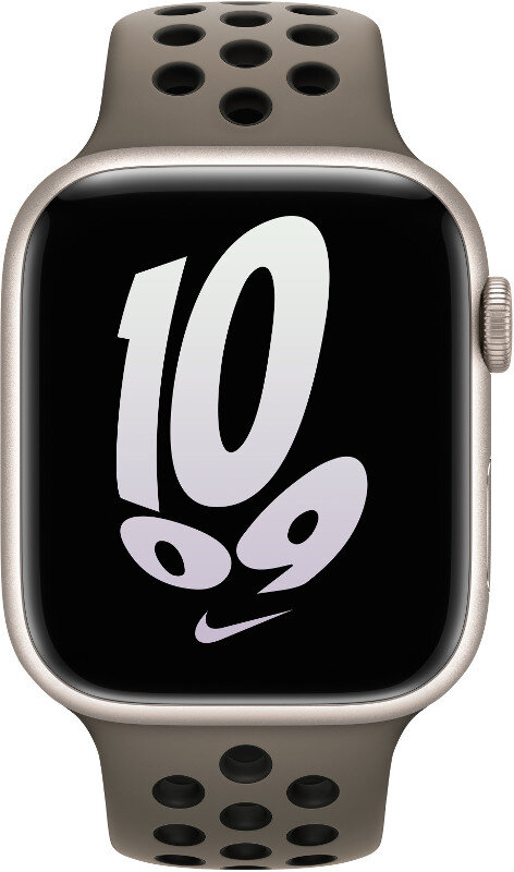 Pasek sportowy APPLE Nike do Watch 45mm Ciemnoszary (Olive Grey/Black) MPH73ZM/A