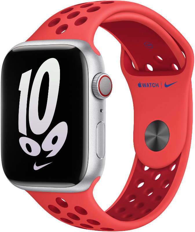 Pasek sportowy APPLE Nike do Watch 45mm Czerwony (Bright Crimson/Gym Red) MPHA3ZM/A
