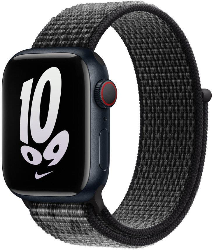 Pasek sportowy APPLE Nike do Watch 41mm Czarny (Black/Summit White) MPHW3ZM/A