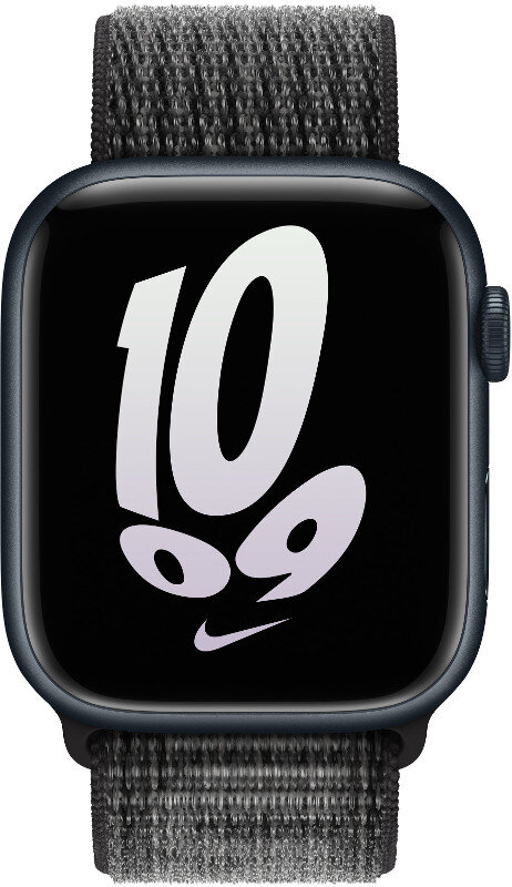 Pasek sportowy APPLE Nike do Watch 45mm Czarny (Black/Summit White) MPJ13ZM/A