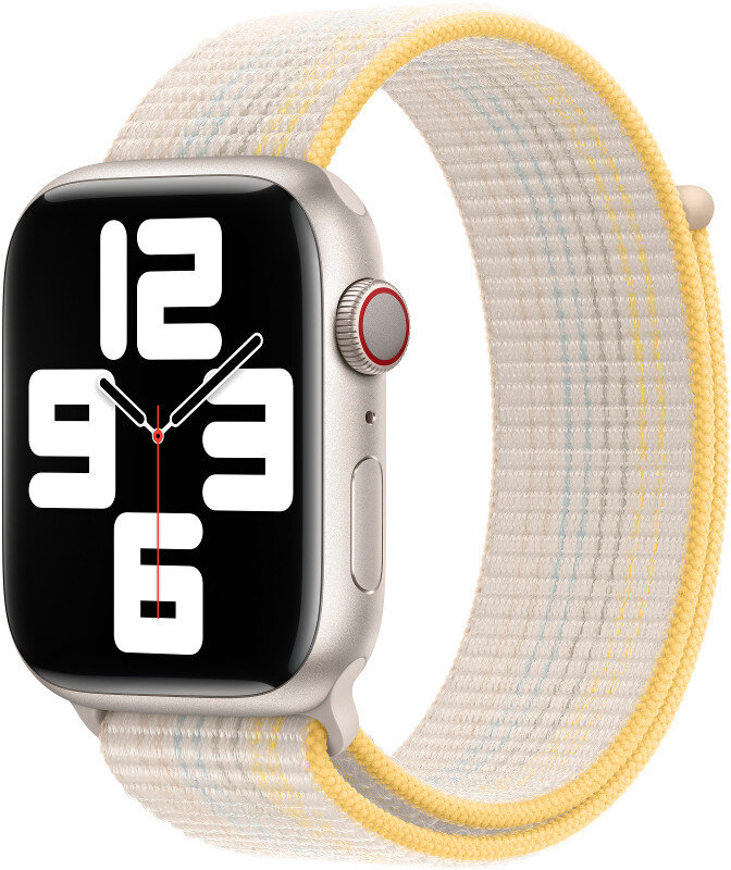 Pasek sportowy APPLE do Watch 45mm Księżycowa Poświata (Starlight ) MPLE3ZM/A