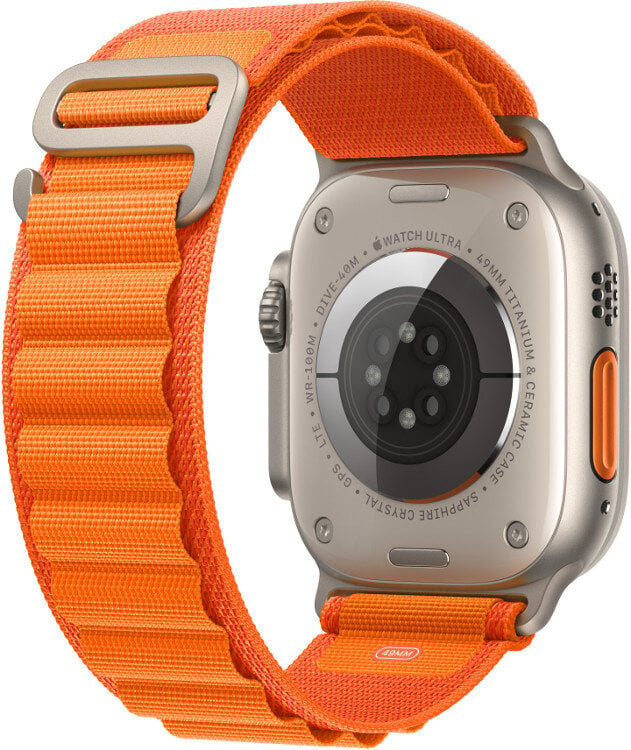 Pasek APPLE Alpine do Watch 49mm M Pomarańczowy MQE03ZM/A