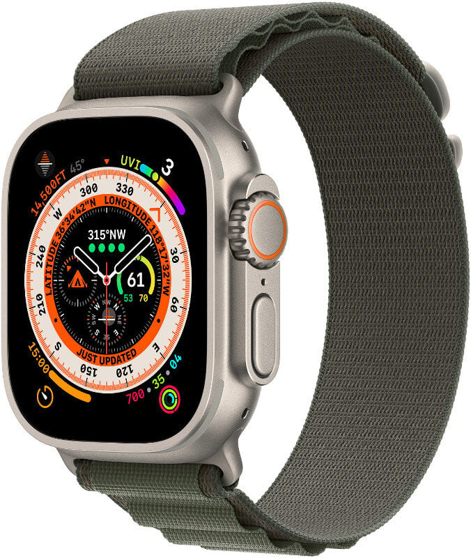 Pasek APPLE Alpine do Watch 49mm L Zielony MQE43ZM/A