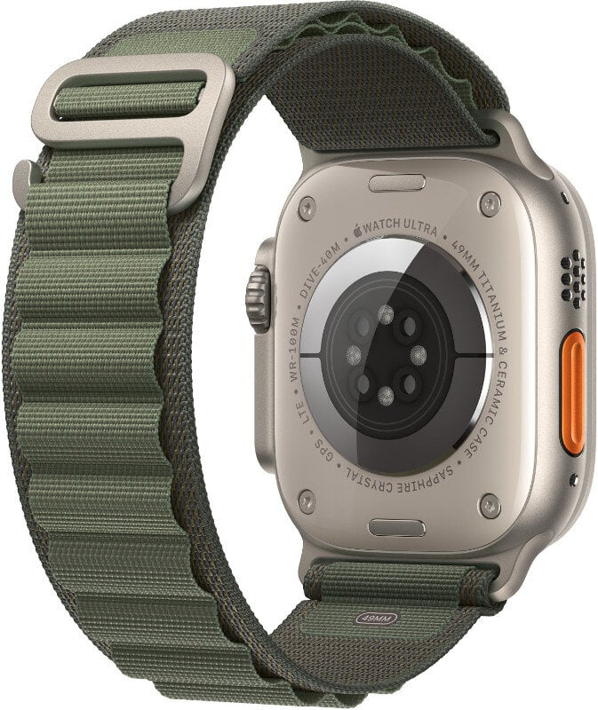Pasek APPLE Alpine do Watch 49mm L Zielony MQE43ZM/A