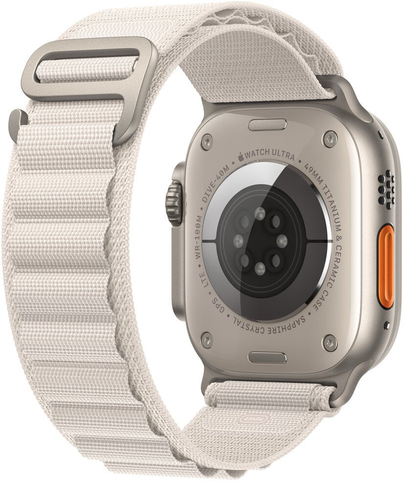 Pasek APPLE Alpine do Watch 49mm L Księżycowa Poświata (Starlight) MQE73ZM/A