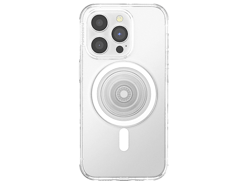 Popsockets PopGrip für MagSafe, Transparent; Zusammenklappbarer Griff — Foto 2 von 5