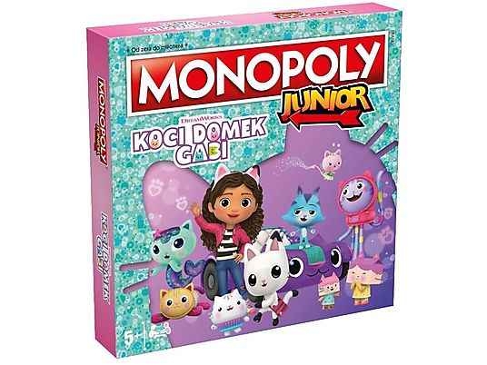 Gra towarzyska WINNING GAMES Monopoly Junior Koci Domek Gabi