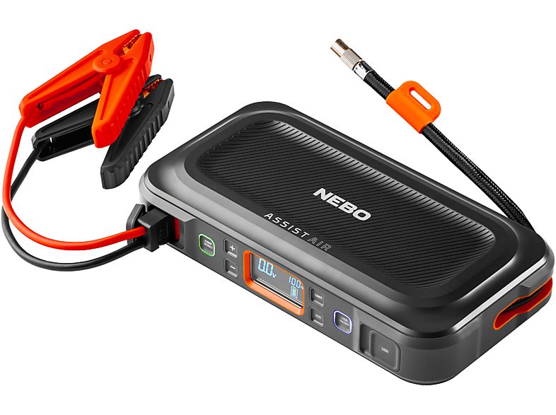 NEBO Assist Air Jump Starter, indításrásegítő (NEB-PBK-0004-G), fekete